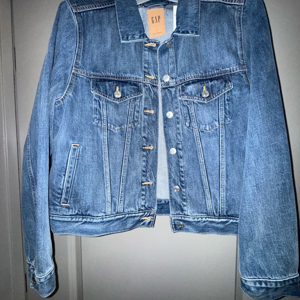GAP Blue Denim Shirt Jacket